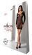 Полупрозрачное миниплатье с рукавами-митенками Passion BS101 One Size, black картинка 6