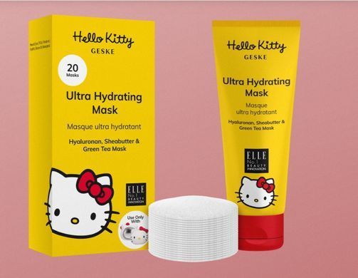 Ультразволожувальна маска GESKE Ultra Hydrating Mask by Hello Kitty Head (50 мл + 20 серветок) зображення