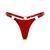 Трусики класичні з кільцями Feral Feelings String Bikini Red зображення
