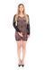 Полупрозрачное миниплатье с рукавами-митенками Passion BS101 One Size, black картинка 8