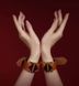 Наручники кожаные LOCKINK Wristcuffs/Anklecuffs Brown Set картинка 10