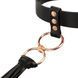 Нашийник з флогером Rosy Gold Collar with Flogger Black картинка 6