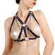 Женская портупея с цепочками Art of Sex Aiden Leather harness, размер L-2XL картинка