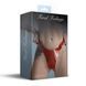 Трусики классические с кольцами Feral Feelings String Bikini Red картинка 2
