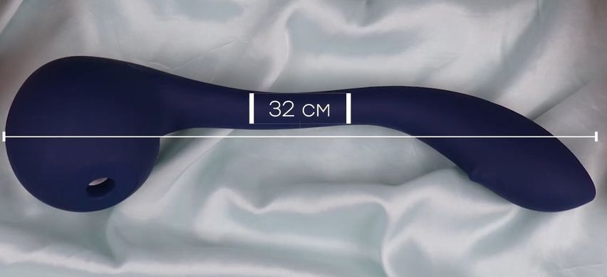 Смарт вібратор для точки G + вакуумний стимулятор клітора Satisfyer Pro+ Wave 4 Connect App (діаметр 3,9 см) зображення