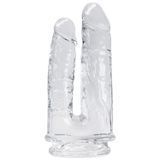 Фото Прозрачный фаллоимитатор двойной Alive Imperium Jelly Dildo (диаметр 4,3 см и 3,3 см)