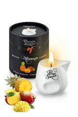 Массажная свеча в керамическом сосуде Plaisirs Secrets Pineapple Mango ананас и манго (80 мл) картинка