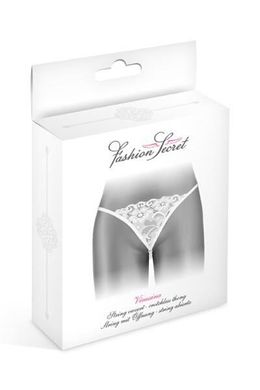 Сексуальні трусики-стринги Fashion Secret VENUSINA White Білі зображення