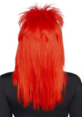 Перука у стилі рок-зірки Leg Avenue Unisex rockstar wig Red, червоний зображення