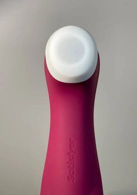 Вакуумний кліторальний стимулятор з вібрацією Satisfyer Pro 2 Generation 3 with Liquid Air Wine Red зображення