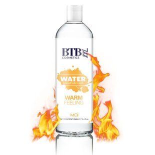 Розігріваюча змазка на водній основі MAI BTB WARM FEELING, без запаху (250 мл) зображення
