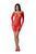 Полупрозрачное миниплатье с рукавами-митенками Passion BS101 One Size, red картинка