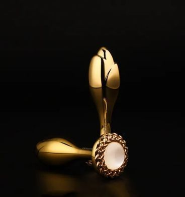 Анальная пробка ребриста LOCKINK SEVANDA Pearl Pear-shape Anal Plug (диаметр 2,3 см) картинка