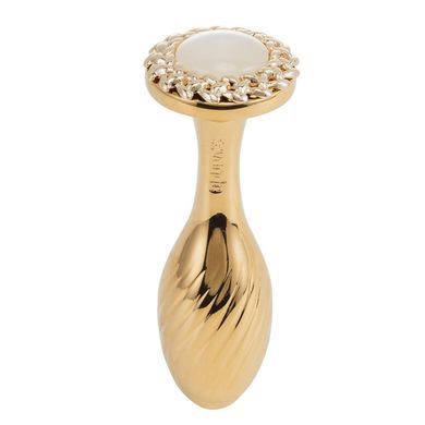 Анальная пробка ребриста LOCKINK SEVANDA Pearl Pear-shape Anal Plug (диаметр 2,3 см) картинка