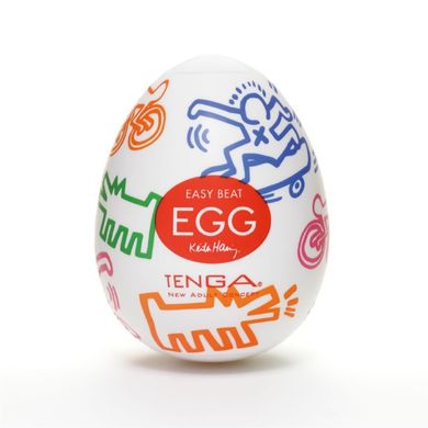 Мастурбатор-яйце Tenga Keith Haring EGG Street (Вулиця) зображення