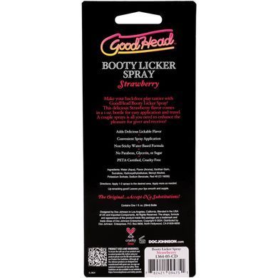 Спрей для анілінгусу Doc Johnson GoodHead Booty Licker Spray Mint, м'ята (29 мл) зображення