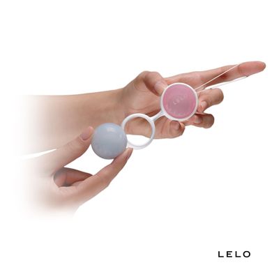 Набір вагінальних кульок зі змінним навантаженням LELO Beads Mini (діаметр 2,9 см, 28 та 37 г) зображення