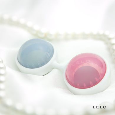 Набір вагінальних кульок зі змінним навантаженням LELO Beads Mini (діаметр 2,9 см, 28 та 37 г) зображення