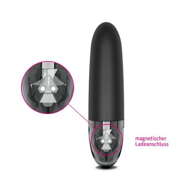 Вибратор клиторально-вагинальный с электростимуляцией Mystim Sleak Freak Black Edition (диаметр 3,6 см) картинка