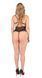 Сетчатое боди с кружевным лифом Passion DELIENA BODY black, размер L/XL картинка 10