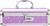 Кейс для хранения секс-игрушек с кодовым замком Powerbullet Lockable Vibrator Case Purple картинка