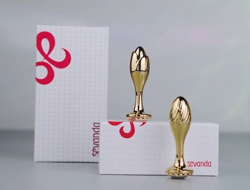 Анальная пробка ребриста LOCKINK SEVANDA Pearl Pear-shape Anal Plug (диаметр 2,3 см) картинка
