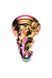 Фэнтезийный фаллоимитатор стеклянный Creature Cocks Enchanting Rainbow Glass Dildo (диаметр 4 см) картинка 4