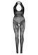 Ажурний бодістокінг зі стразами та доступом Leg Avenue Rhinestone Lace and Net Bodystocking OS Black картинка 3