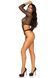 Боди-сетка с рукавами Leg Avenue Top bodysuit with thong back Black картинка 6
