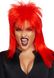 Парик в стиле рок-звезды Leg Avenue Unisex rockstar wig Red, красный картинка 1