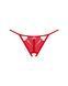 Сексуальні трусики з мереживом та доступом Obsessive Ingridia crotchless thong, розмір XL/2XL картинка 3