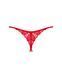 Сексуальні трусики з мереживом та доступом Obsessive Ingridia crotchless thong, розмір XL/2XL картинка 4