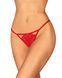 Сексуальні трусики з мереживом та доступом Obsessive Ingridia crotchless thong, розмір XL/2XL картинка 1
