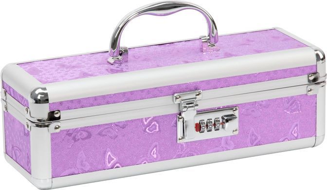 Кейс для хранения секс-игрушек с кодовым замком Powerbullet Lockable Vibrator Case Purple картинка