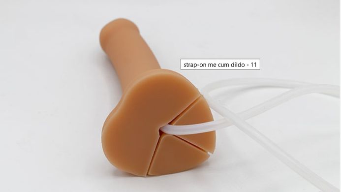 Кінчаючий фалоімітатор Strap-On-Me Dildo Cum Flesh (діаметр 3,6 см) зображення
