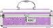 Кейс для хранения секс-игрушек с кодовым замком Powerbullet Lockable Vibrator Case Purple картинка 1