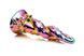Фэнтезийный фаллоимитатор стеклянный Creature Cocks Enchanting Rainbow Glass Dildo (диаметр 4 см) картинка 3