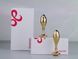 Анальная пробка ребриста LOCKINK SEVANDA Pearl Pear-shape Anal Plug (диаметр 2,3 см) картинка 13