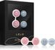 Набор вагинальных шариков с переменной нагрузкой LELO Beads Mini (диаметр 2,9 см, 28 и 37 г) картинка 2