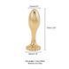 Анальная пробка ребриста LOCKINK SEVANDA Pearl Pear-shape Anal Plug (диаметр 2,3 см) картинка 9