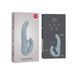 Безремінний страпон з вібрацією Fun Factory SHARE VIBE PRO cool grey (діаметр 4,1 см) картинка 7