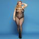 Сітчастий бодістокінг JSY &laquo;Відверта Мадлен&raquo; Plus Size, Black картинка 1
