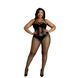 Бодістокінг з відкритим доступом Moonlight Plus Model 04 Black, розмір XL-XXXL картинка 1