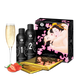 Гель для масажу Shunga ORIENTAL BODY-TO-BODY Sparkling Strawberry Wine + простирадло (2 x 250 мл) картинка 1