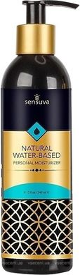 Лубрикант на водній основі Sensuva Natural Water-Based, без запаху (240 мл) зображення