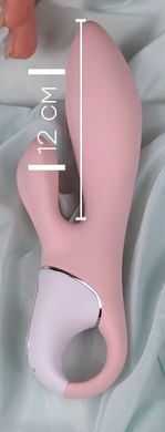 Вибратор-кролик надувной Satisfyer Air Pump Bunny 3 (диаметр 4-5,5 см) картинка