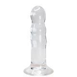 Прозорий фалоімітатор з 3-ма потовщеннями Alive Gallant Jelly Dildo (діаметр 3,5 см) зображення