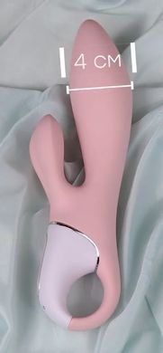 Вибратор-кролик надувной Satisfyer Air Pump Bunny 3 (диаметр 4-5,5 см) картинка