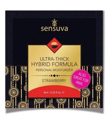 Пробник лубриканта на комбинированной основе Sensuva - Ultra-Thick Hybrid Formula Strawberry. Клубника (6 мл) картинка
