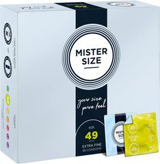 Презервативи тонкі Mister Size pure feel, розмір 49 (36 шт) зображення